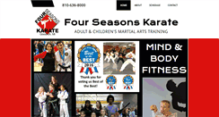 Desktop Screenshot of fourseasonskarate.com